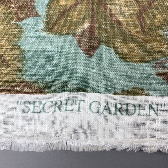 Mulberry Home England Secret Garden Cabbage Roses Floral Fabric Linen 2.5 Yards - Picture 14 of 14